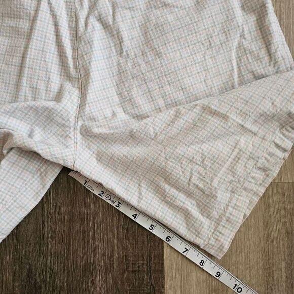 Northern Reflections size 5/6 Women's Gingham Vintage shorts White pink and blue - Picture 9 of 11